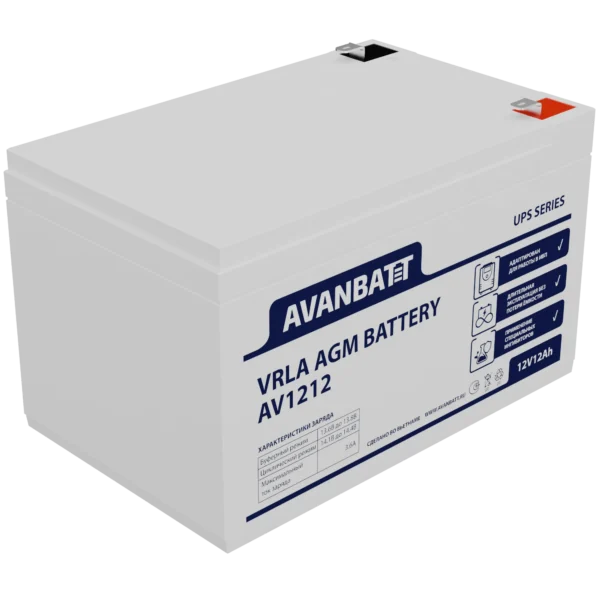 Аккумулятор AVANBATT AV1212 (12В | 12Ач)