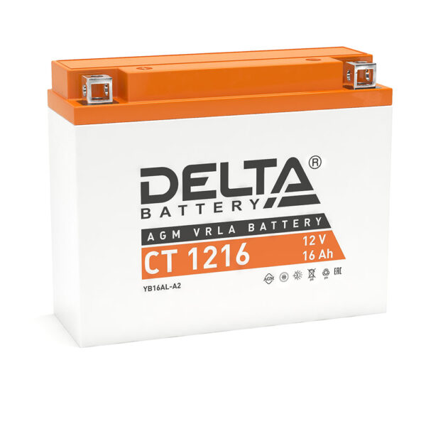 Аккумулятор Delta CT 1216 (12В | 16Ач) YB16AL-A2