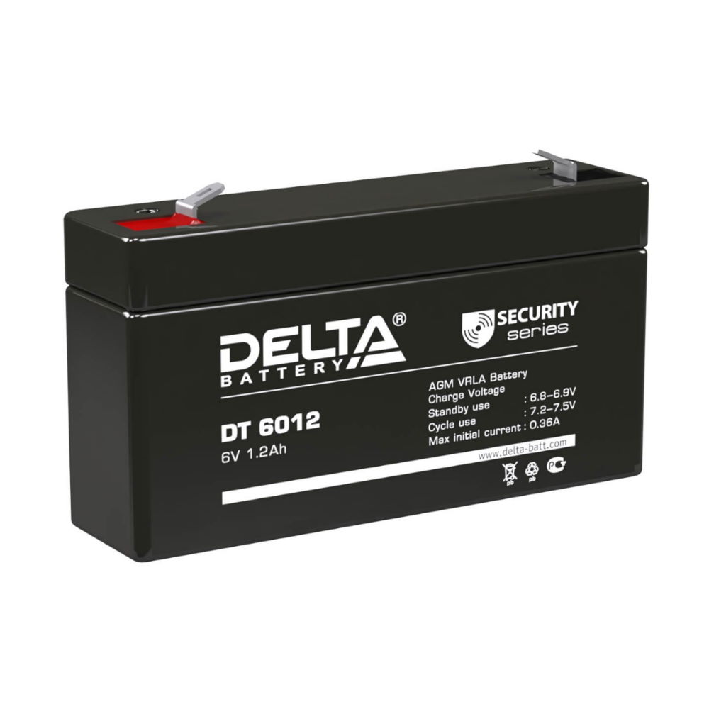 Аккумулятор Delta DT 6012 Аккумулятор Delta DT 6012