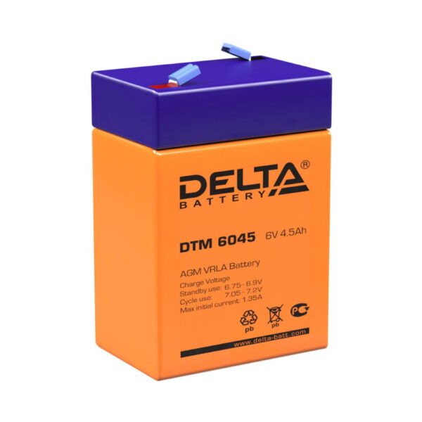 Аккумулятор Delta DTM 6045