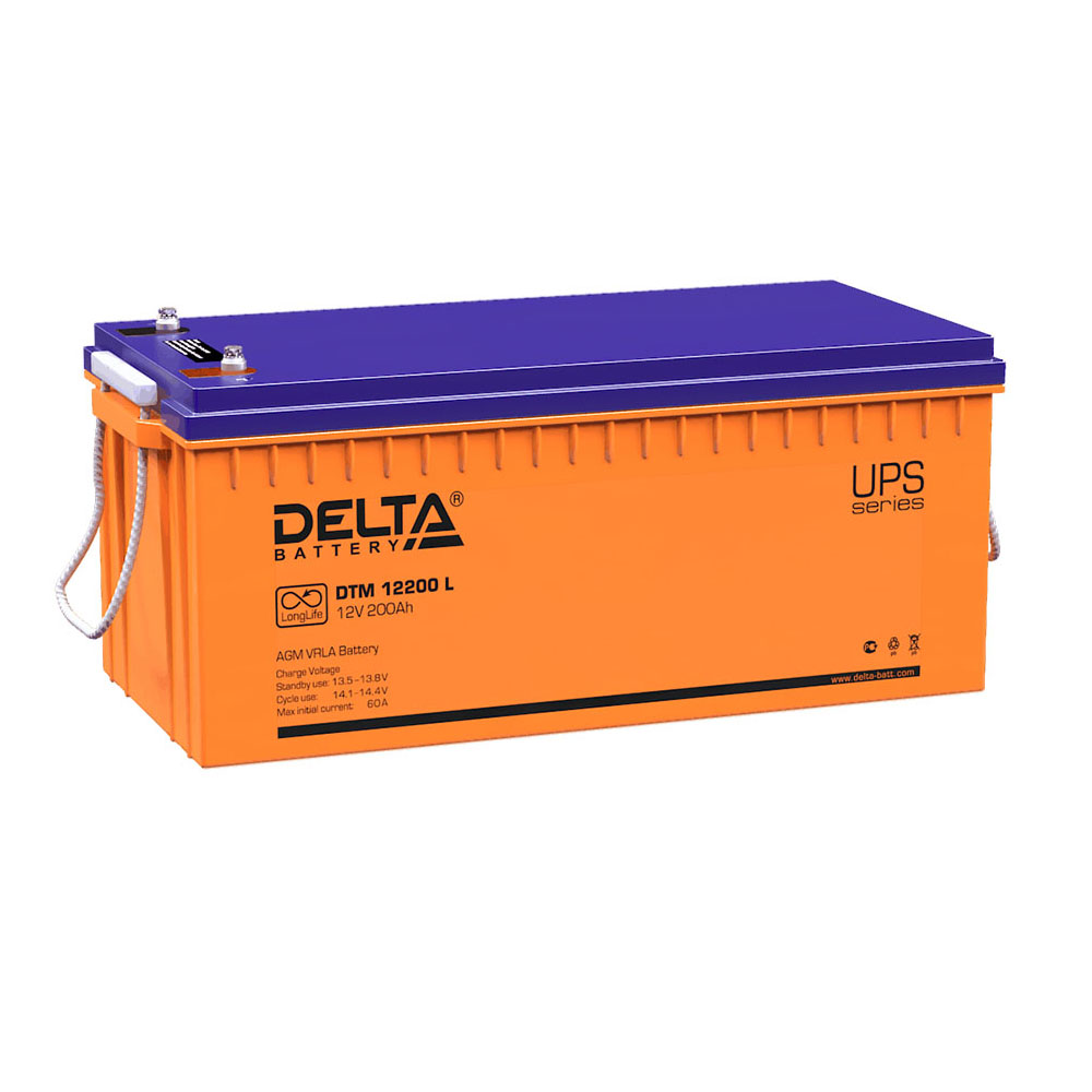 Аккумулятор Delta DTM 12200 L Аккумулятор Delta DTM 12200 L