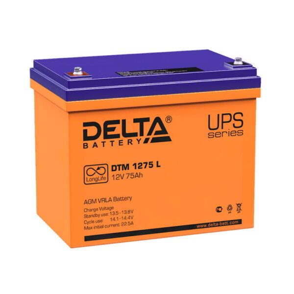 Аккумулятор Delta DTM 1275 L