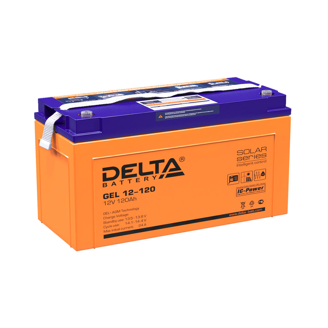 Аккумулятор Delta GEL 12-120 Аккумулятор Delta GEL 12-120