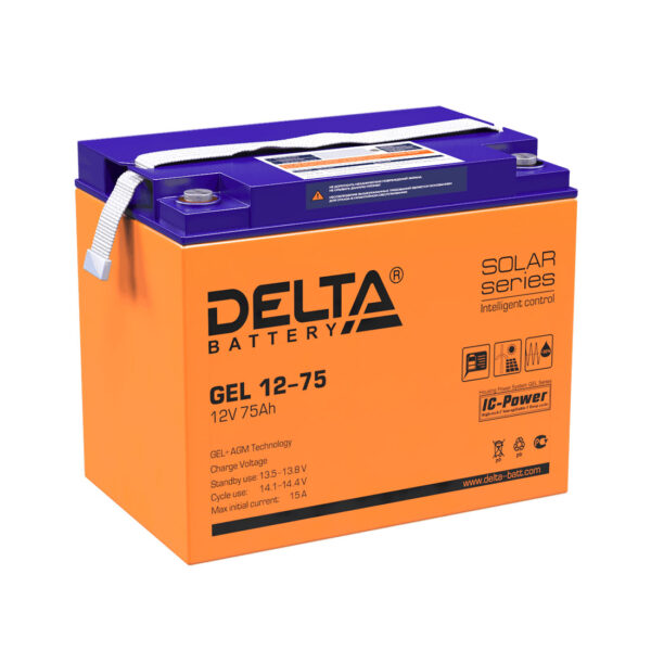 Аккумулятор Delta GEL 12-75