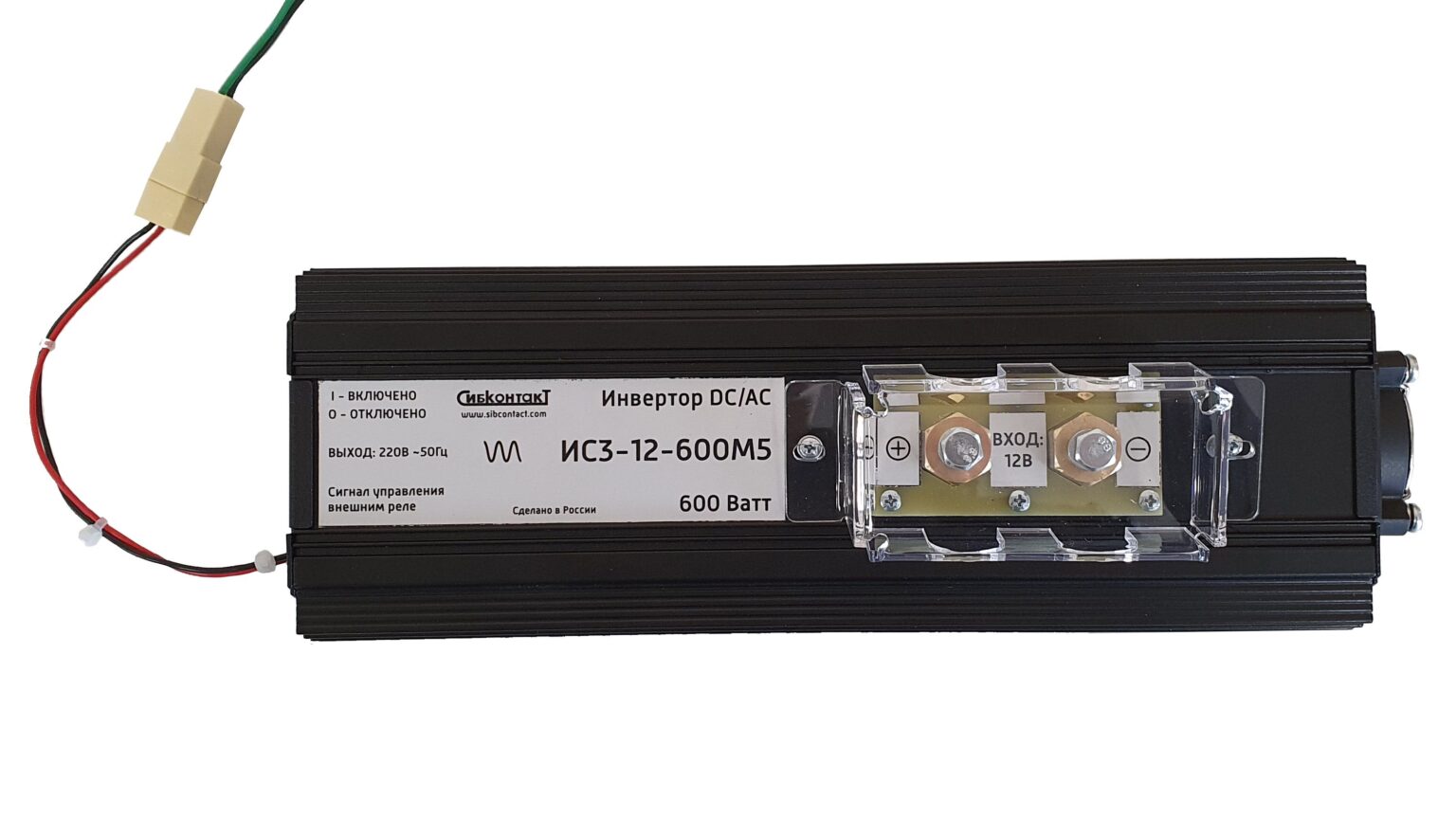 ИС3-12-600М5 инвертор DC-AC (12В | 600Вт)