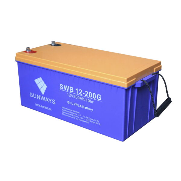 Аккумулятор SUNWAYS SWB 12-200G (12В | 200Ач) гелевый