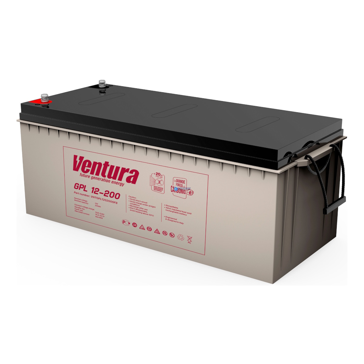 Аккумулятор Ventura GPL 12-200 (12В | 200Ач) Аккумулятор Ventura GPL 12-200 (12В | 200Ач)