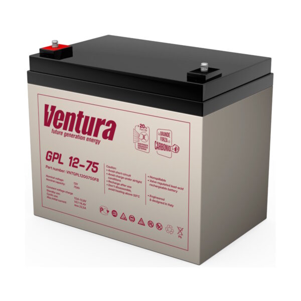 Аккумулятор Ventura GPL 12-75 (12В | 80Ач)